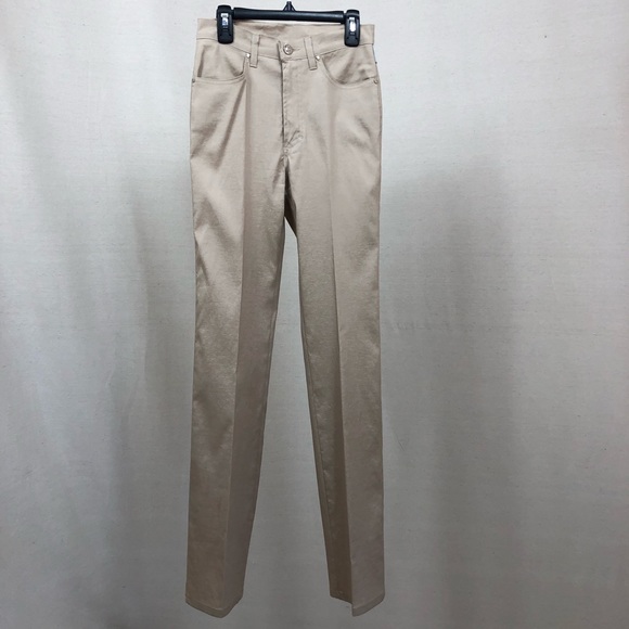 Versace Jeans Couture Beige Low Waist Tapered Women Cropped Trousers Pants main image 0